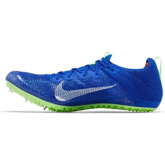 Mens Size 8.5 Nike Zoom Superfly Elite 2 Track Spikes Racer Blue Lime Blast NEW - Picture 2 of 7